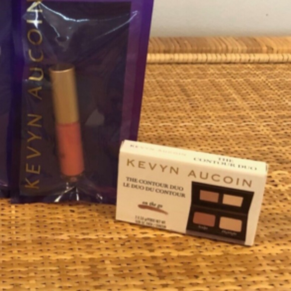 Kevyn Aucoin The Contour Duo The Molton Lip Color Glass Glow Lip All New - Picture 2 of 2